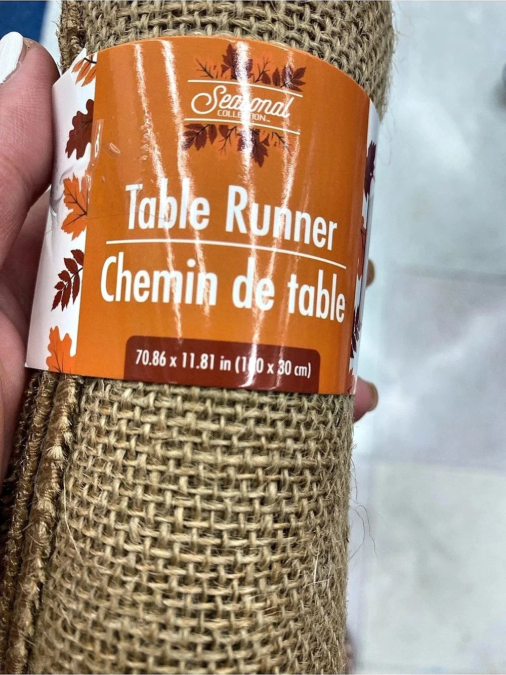 Seasonal Collection Table Runner Brown NWT
